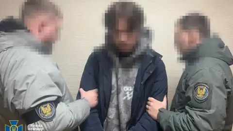 Задержание вражеского агента. Фото: СБУ