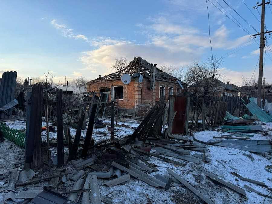 Наслідки авіаудару росіян. Слов'янська МВА.