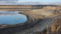 Kamianske reservoir near Mariupol critically shallowed