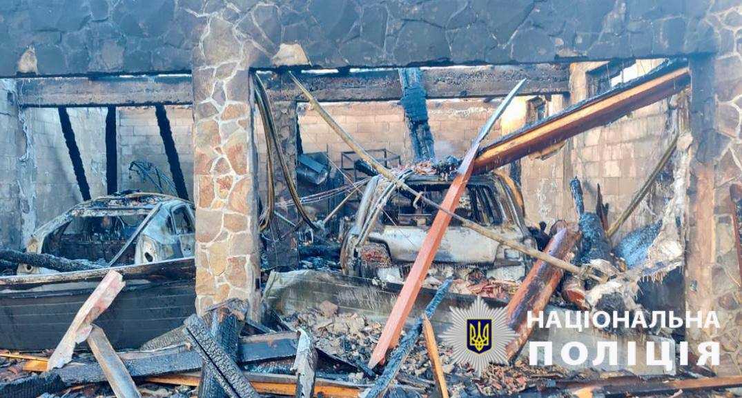 Росіяни атакували Київщину. Фото: Нацполіція