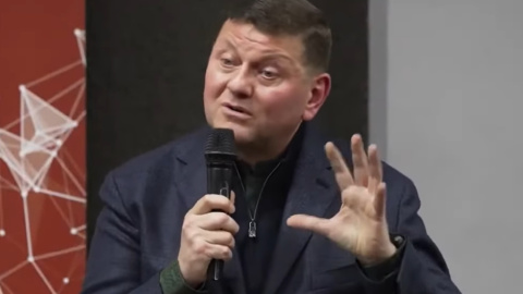 Залужний. Скрин відео.