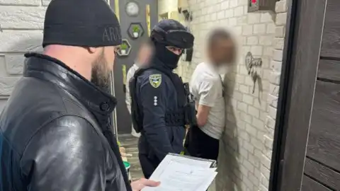 Задержание злоумышленников. Фото Национальной полиции Украины
