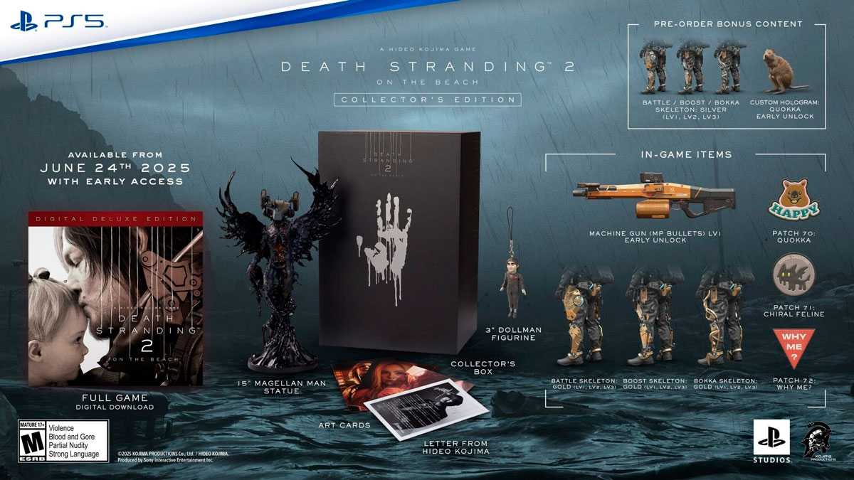Колекційне видання Death Stranding 2. Фото: Kojima Productions 