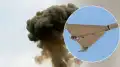 Explosion. Collage by the Ukrainian News agency.