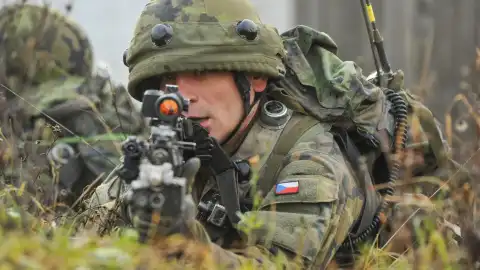 Чешский военный. Фото: defenseimagery.mil.