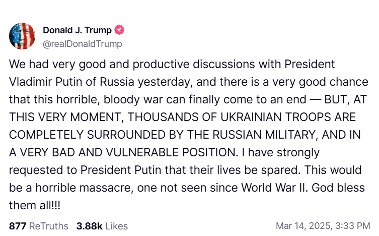Donald Trump's message