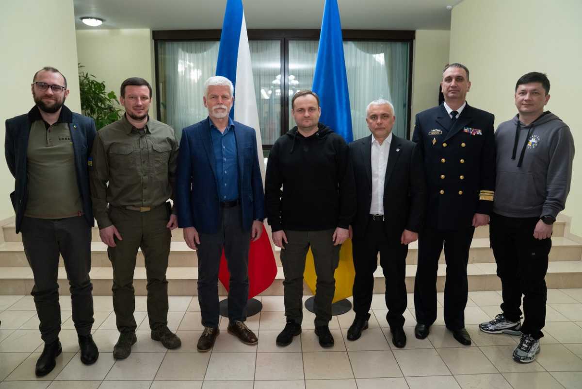 Petr Pavel arrived in Ukraine. Photo: facebook/Oleksii Kuleba