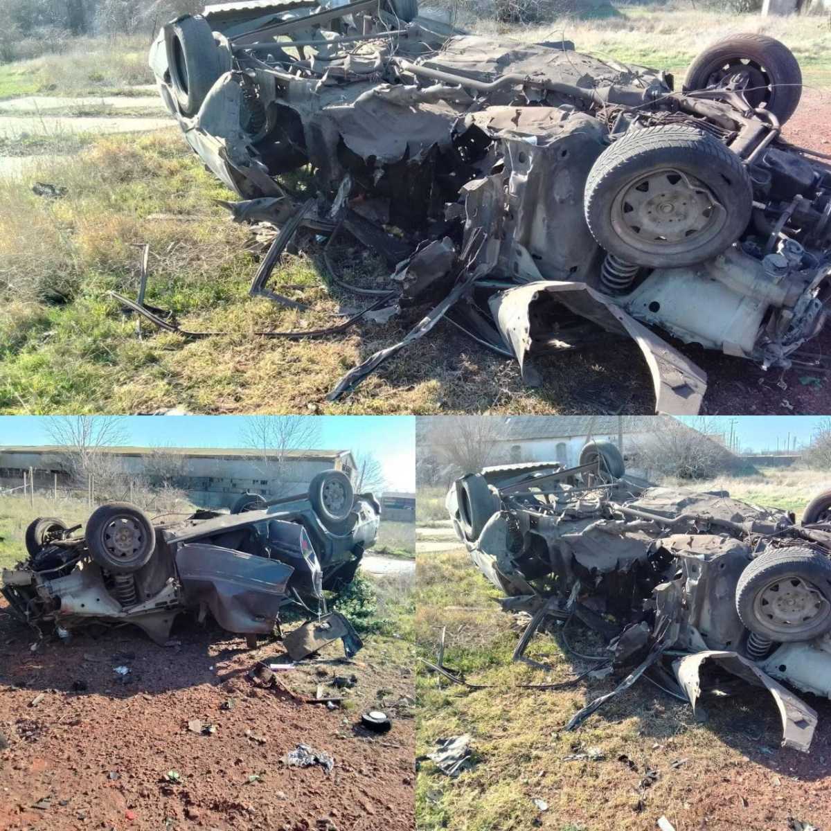 A vehicle with russian officers exploded in Skadovsk. Photo: Defense Intelligence