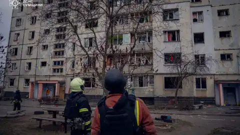 Последствия атаки россиян. Фото: ГосЧС