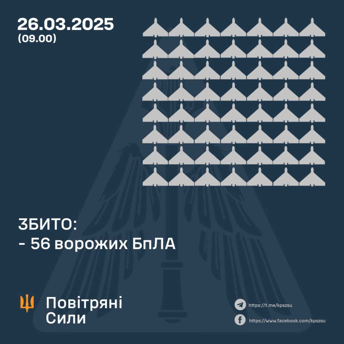 Інфографіка: Повітряні Сили ЗС України / Air Force of the Armed Forces of Ukraine