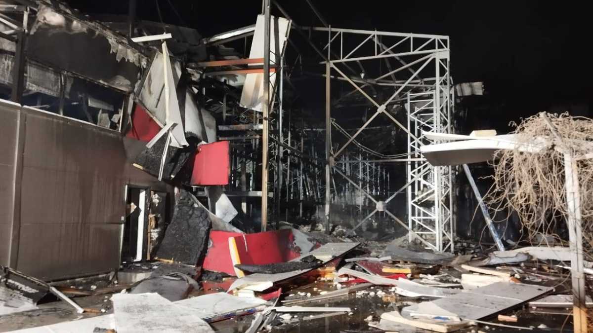 Consequences of the attack. Photo: Telegram/Volodymyr Kohut/Poltava Regional Military Administration