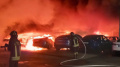 Car dealership with 17 new Tesla cars burned down in Rome. Police suspect arson