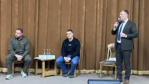 Андрій Єрмак, Михайло Федоров та Вадим Попко. Фото: УН