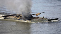 Russian BMP-2 with crew drowned while trying to cross Oskil River in Kharkiv Region