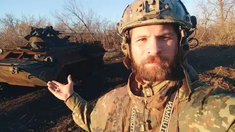 Российский военный и пропагандист Леший. Фото: тг-канал