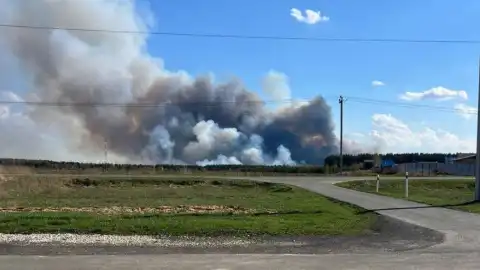 Последствия взрыва на российском арсенале. Фото: Социальные сети