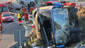 Bus overturns in Warsaw, Ukrainian citizens among victims