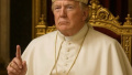 It's not me, but my wife liked it. Trump denies involvement in photo in image of Pope