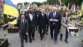EU High Representative Kallas and EU Foreign Ministers arrive in Lviv on Europe Day