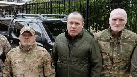 Артур Палатный: "Украинская команда" передала внедорожник бойцам 101 бригады ТрО