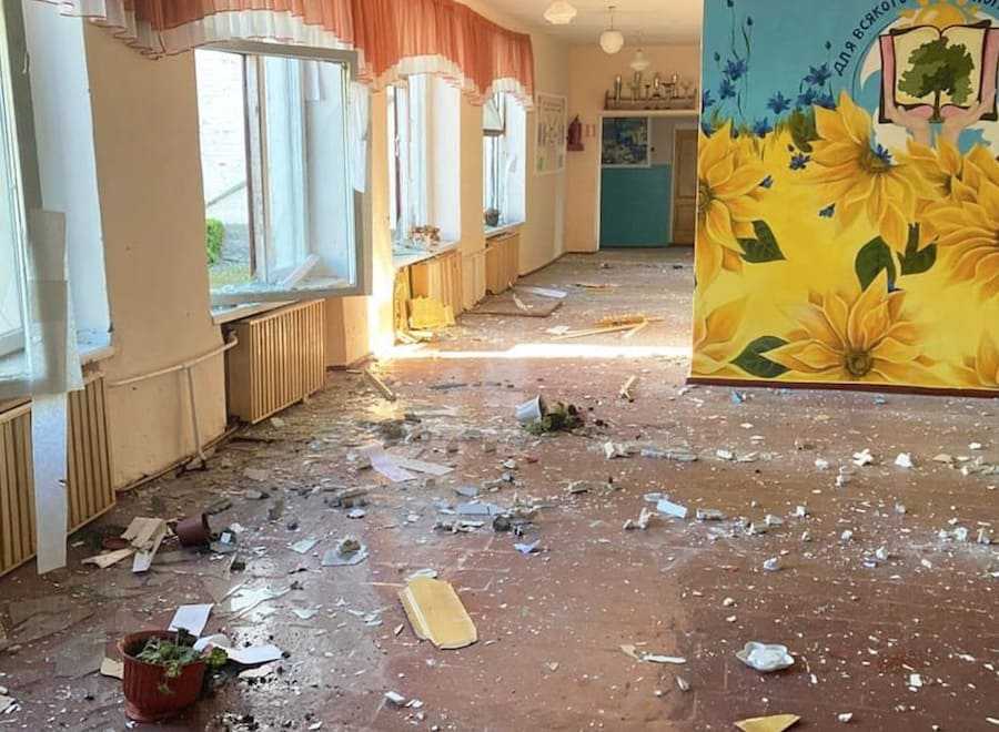 Наслідки удару БПЛА росіян. Фото: Нацполіція України.