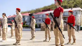 "Young Army". Photos from open sources.