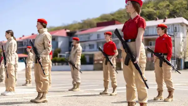 "Young Army". Photos from open sources.