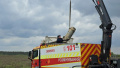 Sappers blow up russian Kh-101 cruise missile in field in Kyiv Region. Video