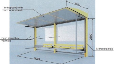 Остановка для обстреливаемого из артиллерии Марганца. Фото: Наші гроші