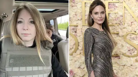 Виктория Амелина и Анджелина Джоли 