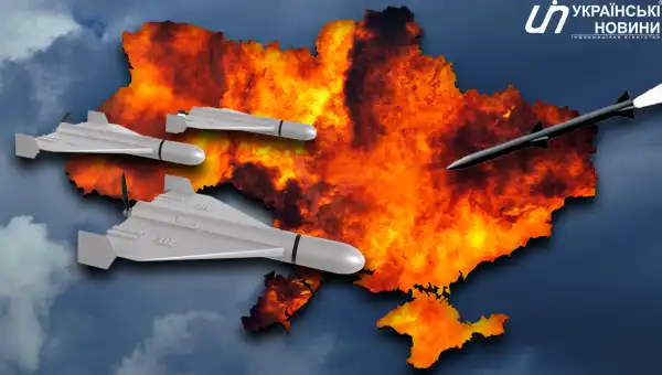 Russian shelling. Collage: the Ukrainian News agency.