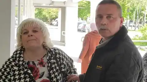 Василь Пилипишин з дружиною Ольгою. Фото: скріншот відео