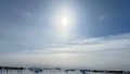 Polar explorers at Vernadsky Antarctic Station film phenomenon of parhelion - three Suns in the sky