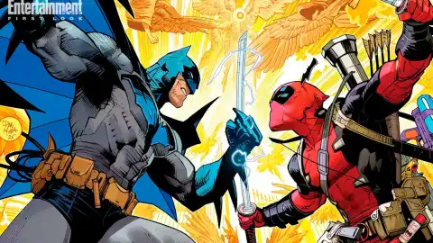 Бэтмен и Дэдпул. Фото: DC/Entertainment Weekly