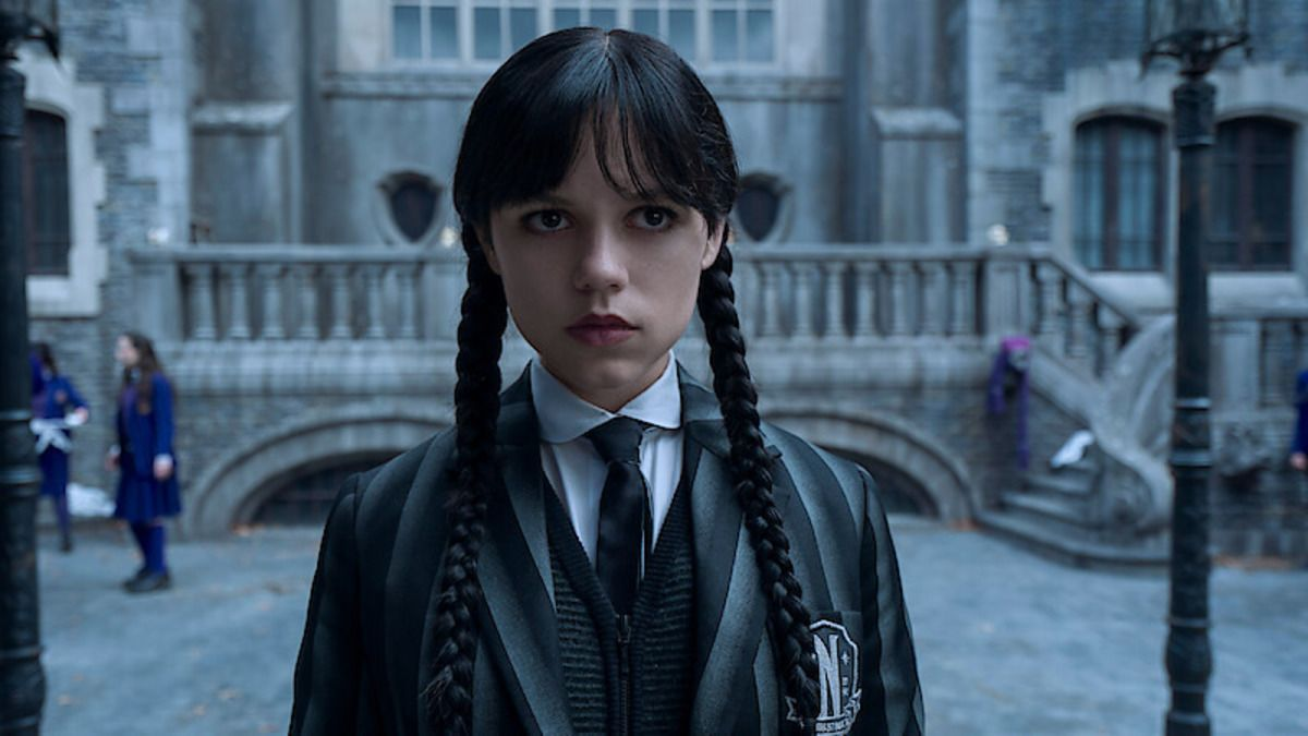 Дженна Ортега у ролі Венсдей. Фото: Netflix