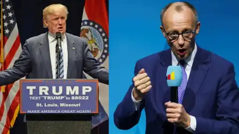Дональд Трамп и Фридрих Мерц. Коллаж: Newsx.