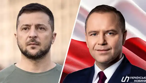 Володимир Зеленський, Кароль Навроцький. Колаж: УН