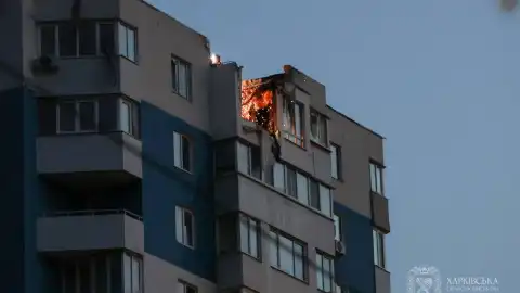 Росіяни атакували Харків. Фото: Харківська ОВА