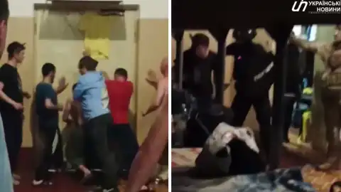Беспорядки на сборном пункте. Коллаж: УН