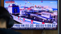 Satellite images show North Korea manually righting capsized destroyer - ship capsized in presence of Kim Jong
