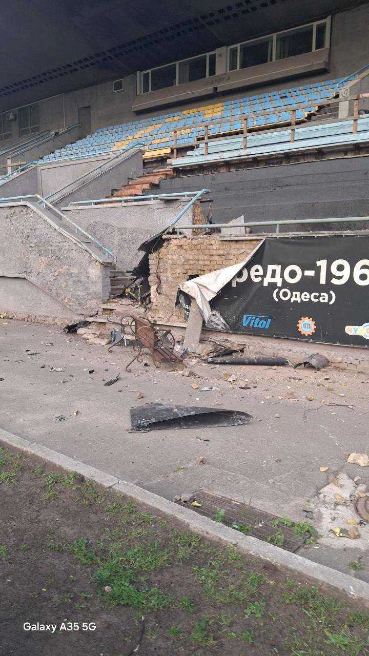 Destruction of the stadium. Photo: Dynamo.Kyiv