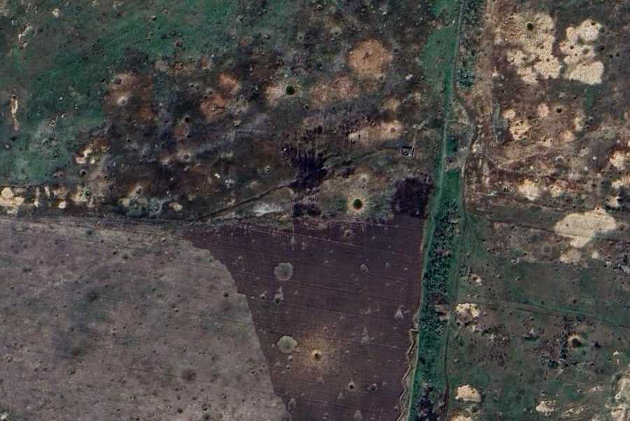 Супутниковий знімок Вугледара на мапі сервісу Google Maps. Фото: скріншот УН.