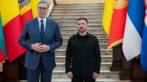 Владимир Зеленский, Александар Вучич. Фото: facebook/president