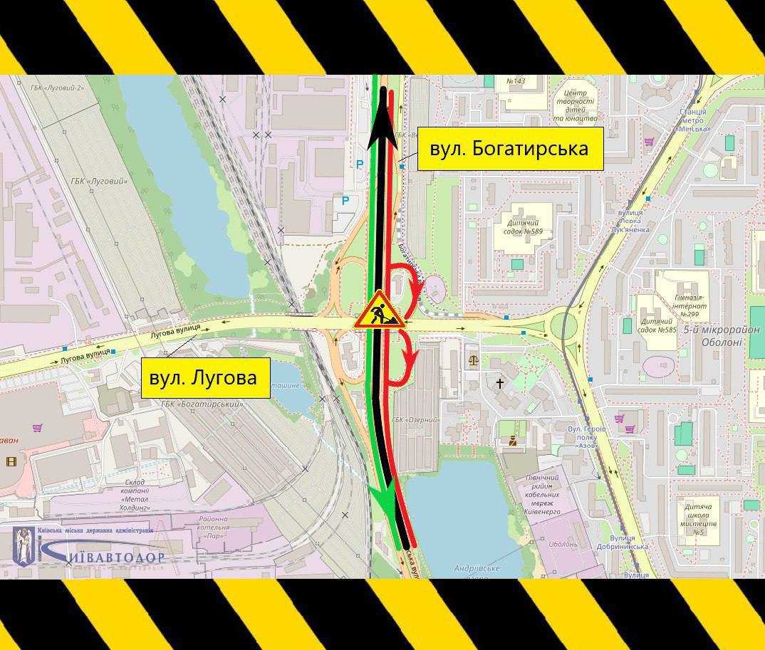 Карта дорожнього руху. Фото: kyivcity.gov.ua
