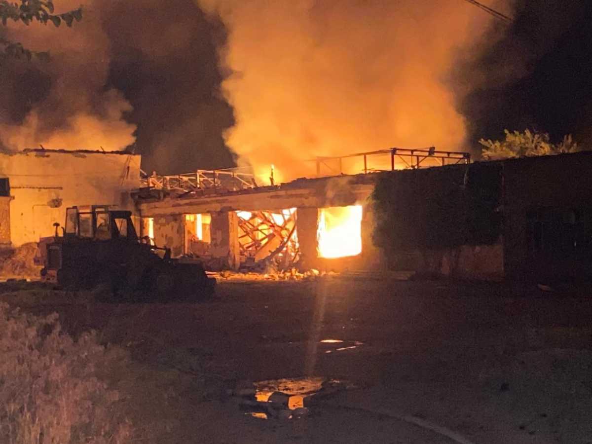 The enemy attacked the Odesa Region on the night of June 12. Photo: Izmail district state administration