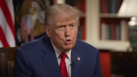 Дональд Трамп . Скриншот интервью