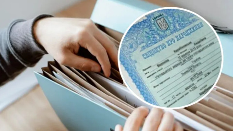 Свидетельство о рождении. Фото: кonkurent.ua
