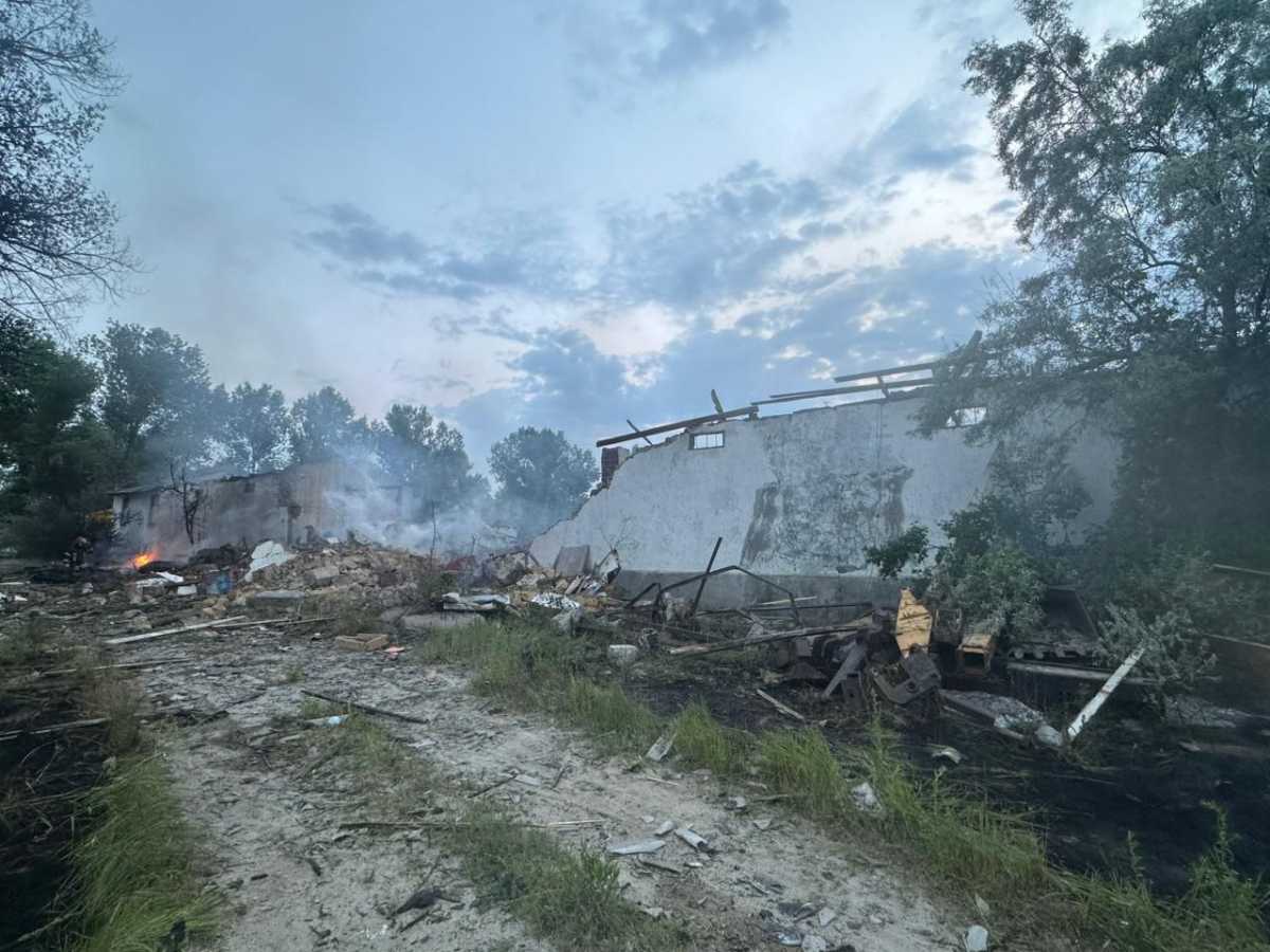 Ворог атакував Одещину в ніч на 12 червня. Фото: Ізмаїльська районна державна адміністрація