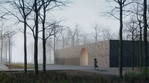 Визуализация будущего крематория. Фото: ЛГС