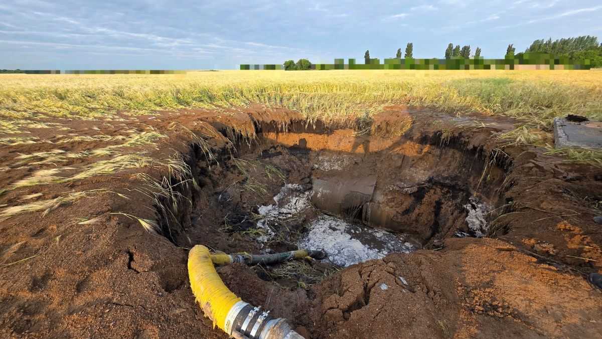 Одеса. Відновлювальні роботи на водогоні. Фото: facebook/infoxvodokanal